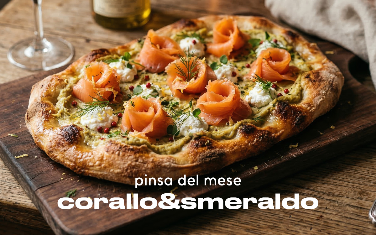 Promo Un'Altra Pasta pinsa del mese Corallo & Smeraldo